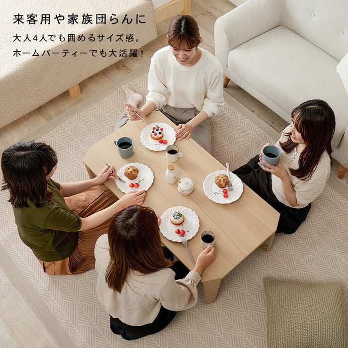 折れ脚テーブル ブルーグレー クリアブラック クリアホワイト モカブラウン モスグリーン スモーキーピンク 木目調ブラウン 木目調ナチュラル 幅105×奥行55×高さ32cm クルール105 hgs-3000004785の画像