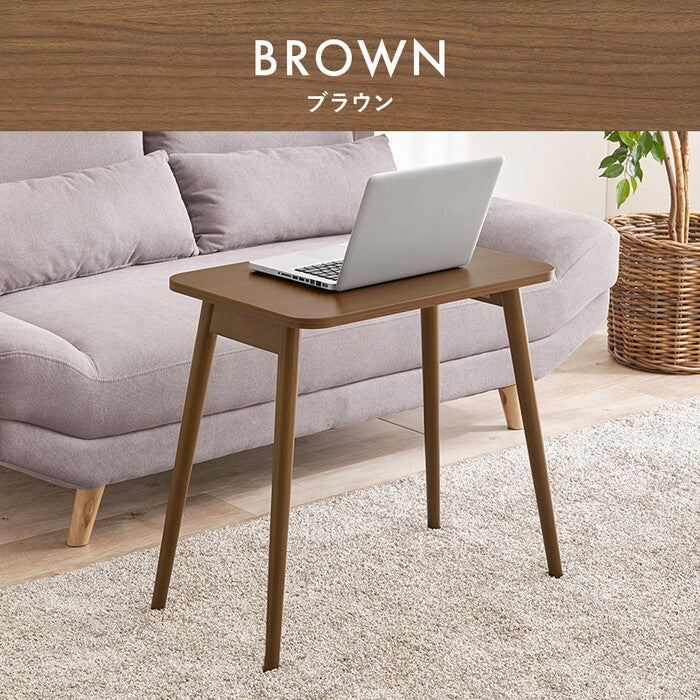 折れ脚テーブル ブラウン ナチュラル ホワイトウォッシュ 幅68×奥行40×高さ60cm MT-6484 hgs-3000005170の画像