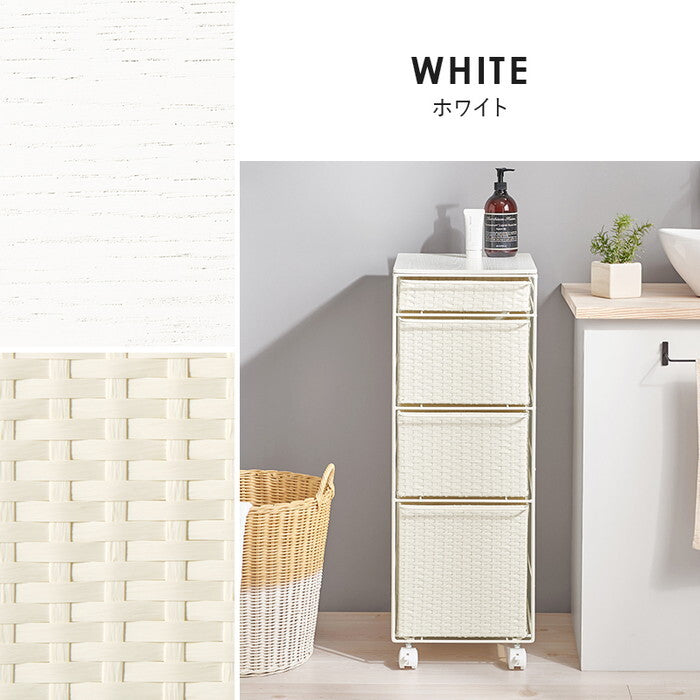ランドリーチェスト ダークブラウン グレー ナチュラル ホワイト 幅30×奥行40×高さ85cm RAN-2465 hgs-3000005194の画像