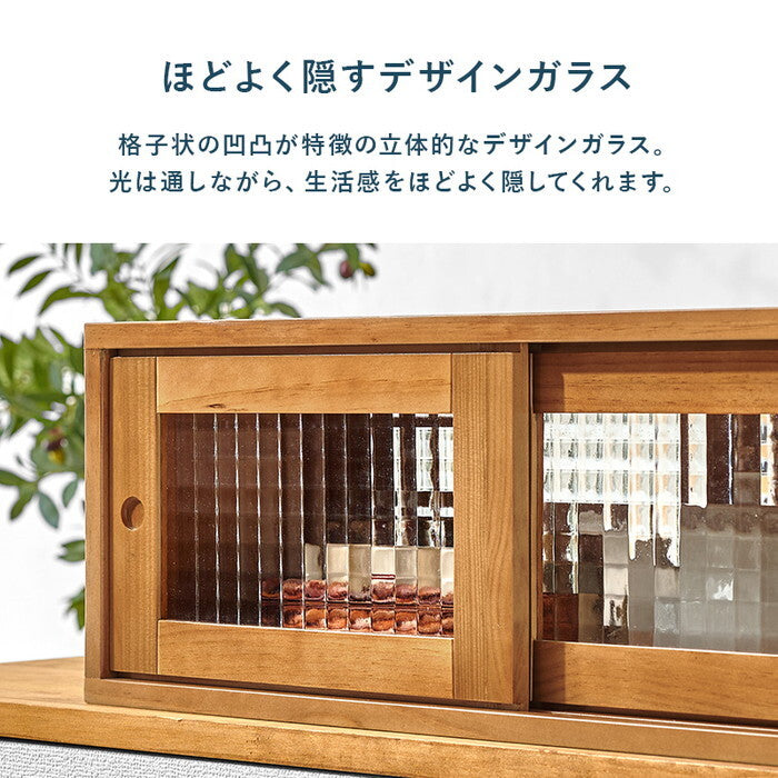 カウンター上収納 ライトブラウン ホワイト 幅60×奥行25×高さ22cm MUD-6126 hgs-3000005272の画像