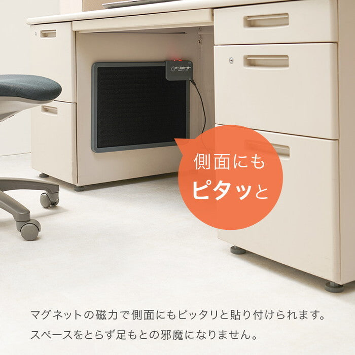 デスクヒーター ５点セット 幅46×奥行36×高さ3cm KH1800-5S hgs-3000005438の画像