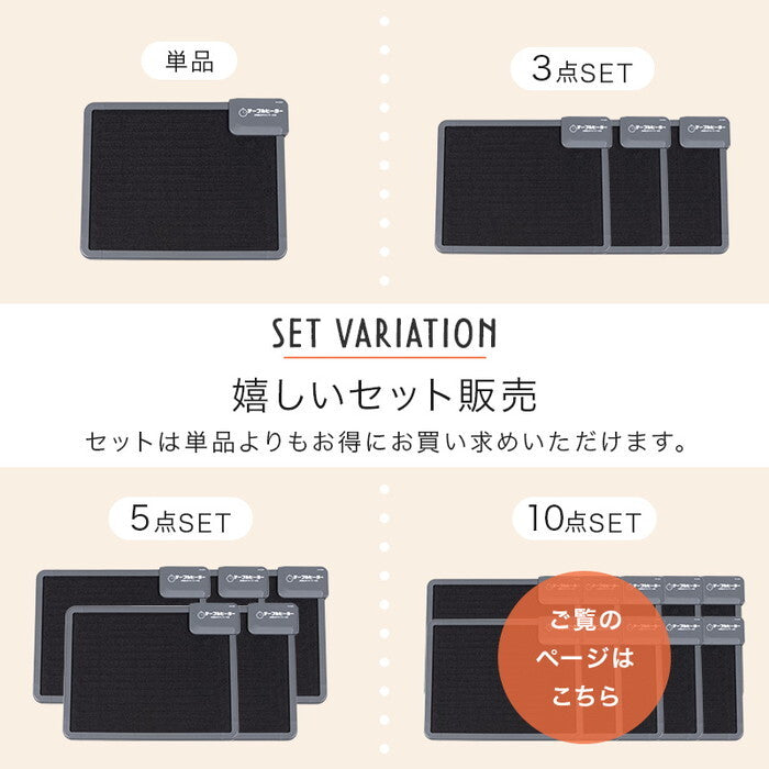 デスクヒーター １０点セット 幅46×奥行36×高さ3cm KH1800-10S hgs-3000005439の画像