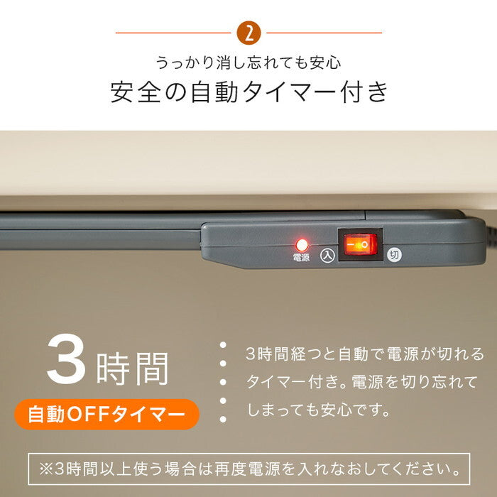 デスクヒーター １０点セット 幅46×奥行36×高さ3cm KH1800-10S hgs-3000005439の画像
