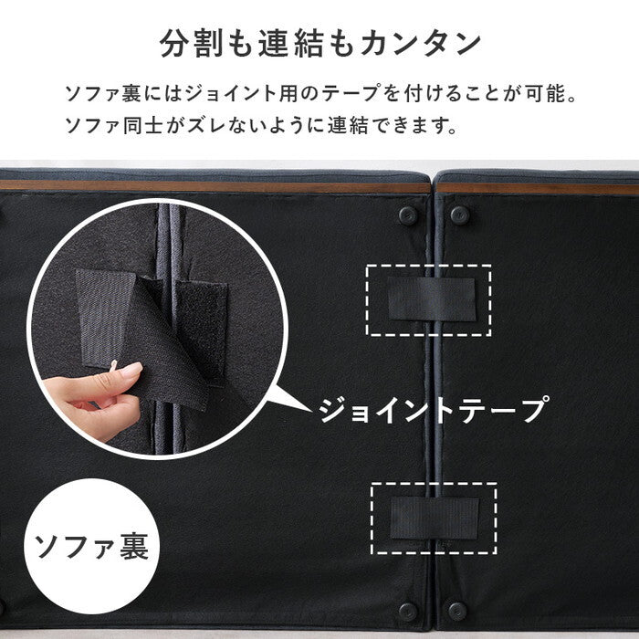 ローソファ ブラウン ネイビー ベージュ ダークグレー ライトグレー 幅180×奥行91×高さ59×座面高26cm LSF-4442 hgs-3000005440の画像