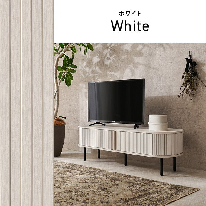 ＴＶボード ブラウン ナチュラル ホワイト 幅119×奥行40.5×高さ38.5cm RTV-1410 hgs-3000005735の画像