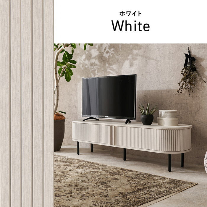 ＴＶボード ブラウン ナチュラル ホワイト 幅137×奥行40.5×高さ38.5cm RTV-1411 hgs-3000005738の画像