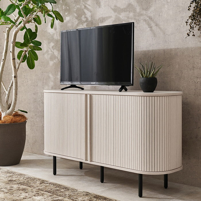 ＴＶボード ブラウン ナチュラル ホワイト 幅119×奥行40.5×高さ67cm RTV-1412 hgs-3000005741の画像