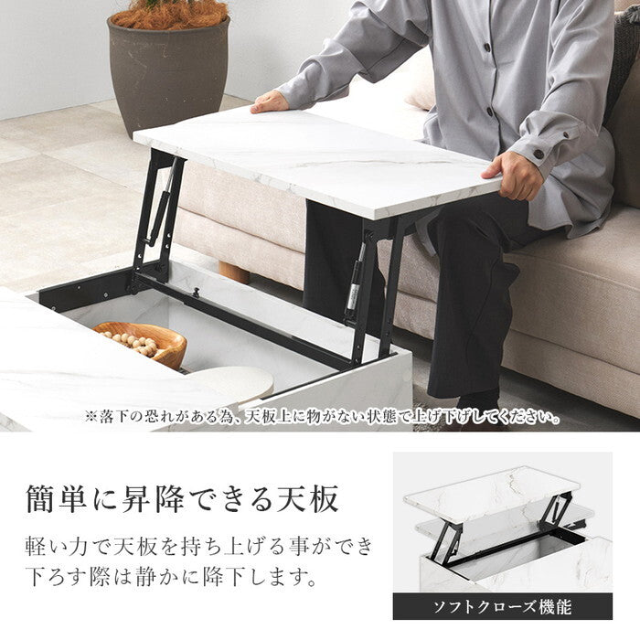 テーブル マーブルグレー マーブルホワイト 幅69×奥行69×高さ33cm VKT-7264 hgs-3000005860の画像