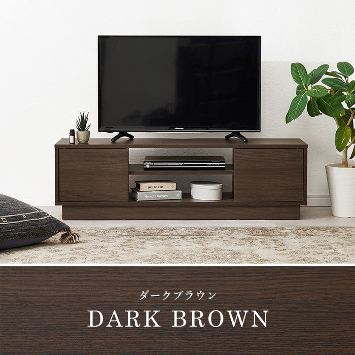 テレビ台 ダークブラウン グレー ホワイト 幅110×奥行30×高さ33.5cm VTV-7266 hgs-3000005864の画像
