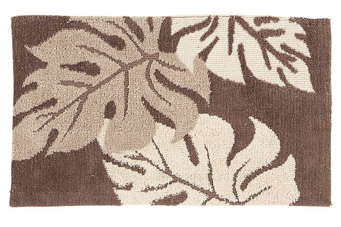 玄関マット アラカイ 約45×75cm ブラウン グリーン hig-240001204xの画像