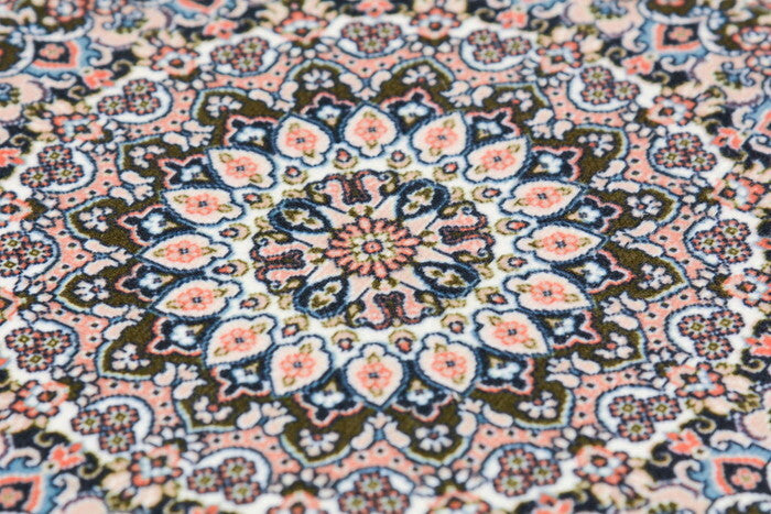 転写プリントマット ターコイズ 約50×80cm ターコイズ hig-240613960xの画像