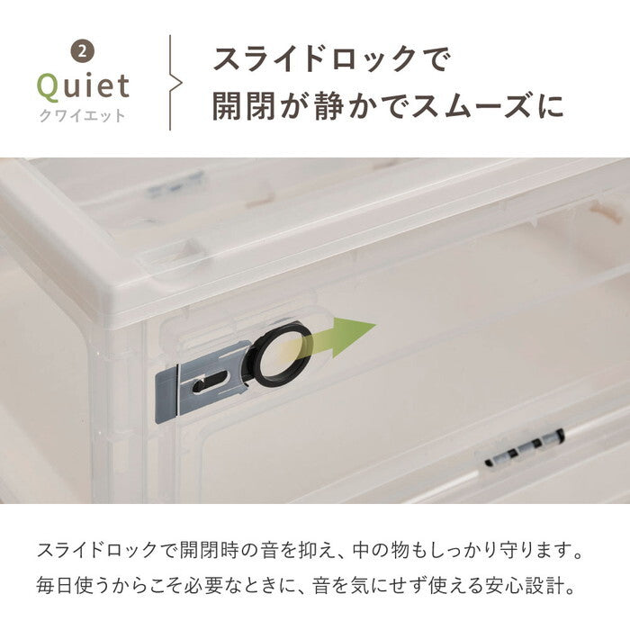 5個セット 収納ボックス PS100 S 20L クリア スモーク hig-240653180xの画像