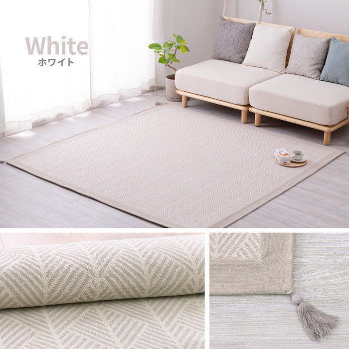 インド綿 ラグ クラック 約90×185cm 洗濯機で洗える 滑り止め hig-270080631xの画像