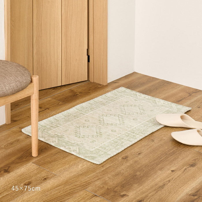 シェニールマット シュリア ダーシャ 約70×120cm 玄関マット インテリアマット 室内 屋内 ジャガード織 オールシーズン hig-270092403xの画像