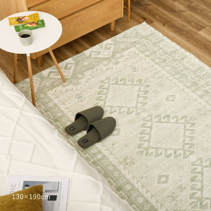 シェニールマット シュリア ダーシャ 約70×120cm 玄関マット インテリアマット 室内 屋内 ジャガード織 オールシーズン hig-270092403xの画像