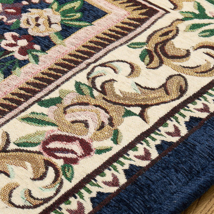 シェニールマット ダミニ 約45×75cm 玄関マット インテリアマット ウレタン入り ふっくら 厚手 室内 屋内 ジャガード織 オールシーズン hig-270092421xの画像