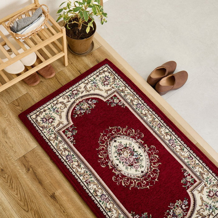 シェニールマット ダミニ 約60×90cm 玄関マット インテリアマット ウレタン入り ふっくら 厚手 室内 屋内 ジャガード織 オールシーズン hig-270092422xの画像