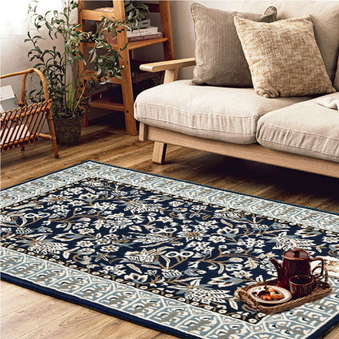 ウールラグ ポタリー 約130×190cm ラグマット カーペット タフトマット タフティングマット 羊毛 手作り hig-270096402xの画像