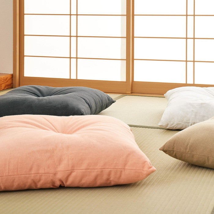 和座布団 長座布団 約60×120cm シンプル 無地 かわいい クッション ロングクッション ざぶとん hig-270099301xの画像