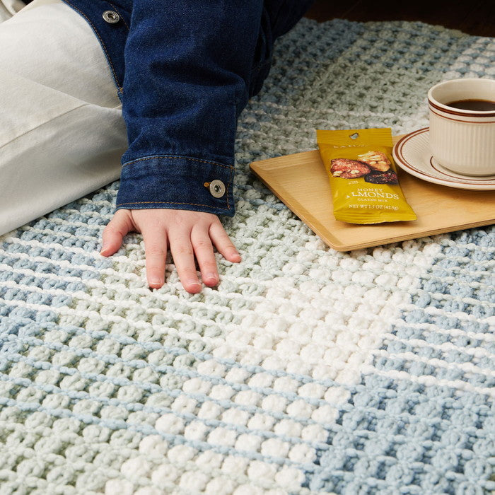 洗える キッチンマット エルフ 約45×180cm ロングマット ワッフル ギンガムチェック 厚手 ポコポコ hig-270101002xの画像