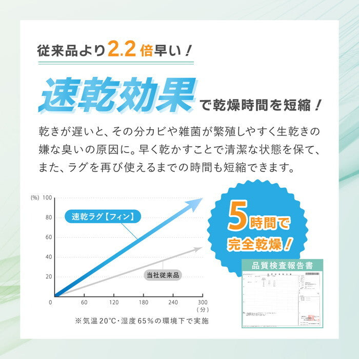 洗える速乾タフトラグ フィン 約185×240cm ブラウン グレー hig-350125402xの画像