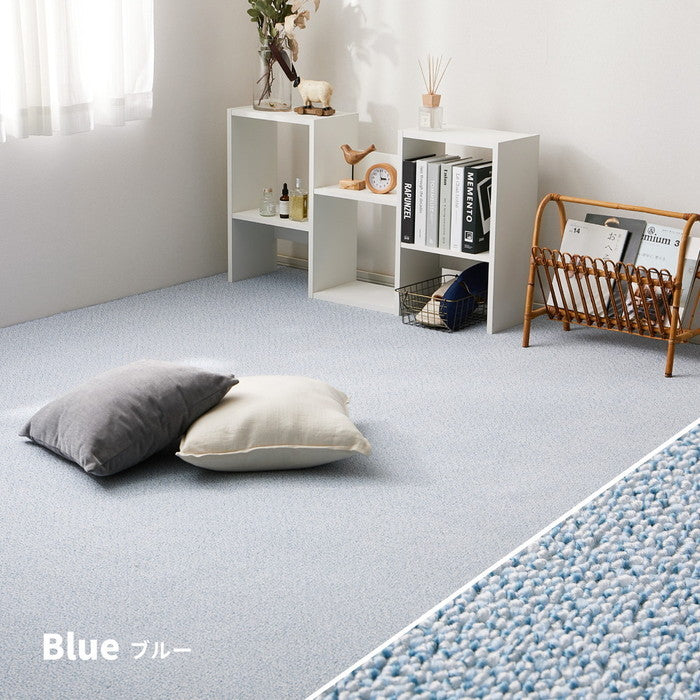 敷き詰めカーペット PS-700 江戸間3帖 3畳 防炎 防音 防ダニ 抗菌 防汚 はっ水 日本製 hig-600002630xの画像