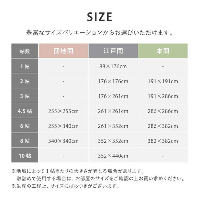 敷き詰めカーペット ラウム 江戸間1帖 1畳 フリーカット ペット 犬 猫 平織 シンプル hig-600017510x