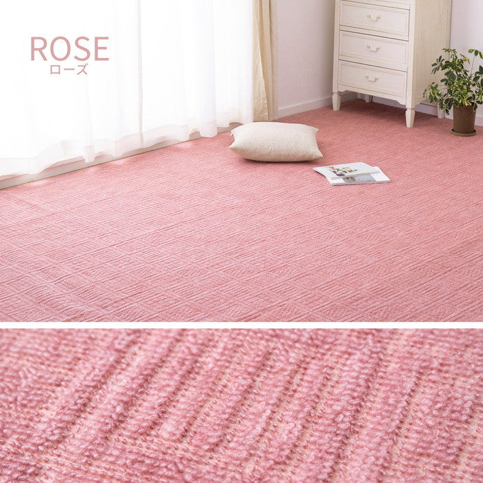 敷き詰めカーペット アンバー 本間6帖 6畳 軽量 平織 シンプル 裏なし hig-600200560xの画像