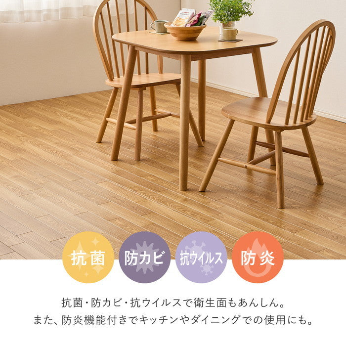 クッションフロア 6帖 6畳 約273×352cm （約91×352cm×3枚） 敷き詰め 抗菌 抗ウイルス 防カビ 防炎 日本製 ペット DIY リフォーム 滑り止めシール付き hig-700040478xの画像