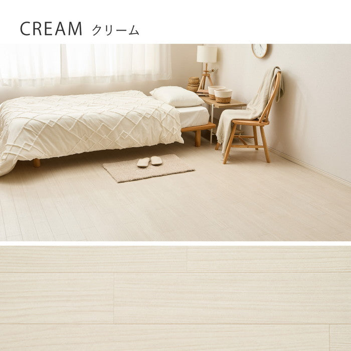 クッションフロア 8帖 8畳 約364×352cm （約91×352cm×4枚） 敷き詰め 抗菌 抗ウイルス 防カビ 防炎 日本製 ペット DIY リフォーム 滑り止めシール付き hig-700040479xの画像