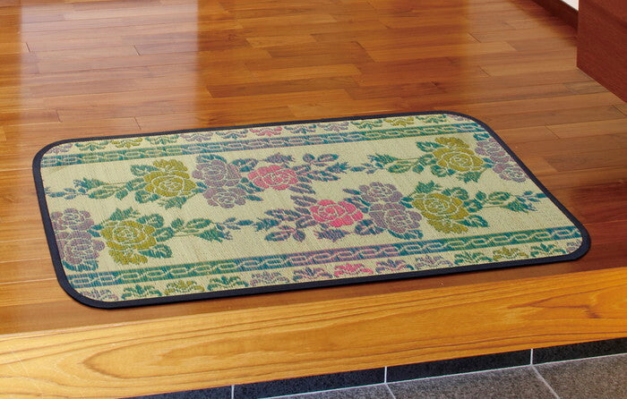 い草玄関マット 裏貼り 涼華 約47×70cm hig-81834800xの画像