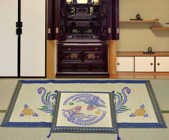 国産い草御前座布団 鳳凰 hig-81851900xの画像