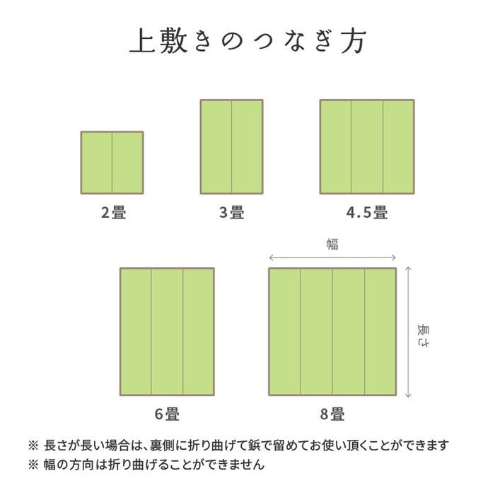 国産い草カーペット せとのと 倉ノ戸 江戸間 8帖 8畳 柄上敷き 花ござ い草ラグ hig-81966280x