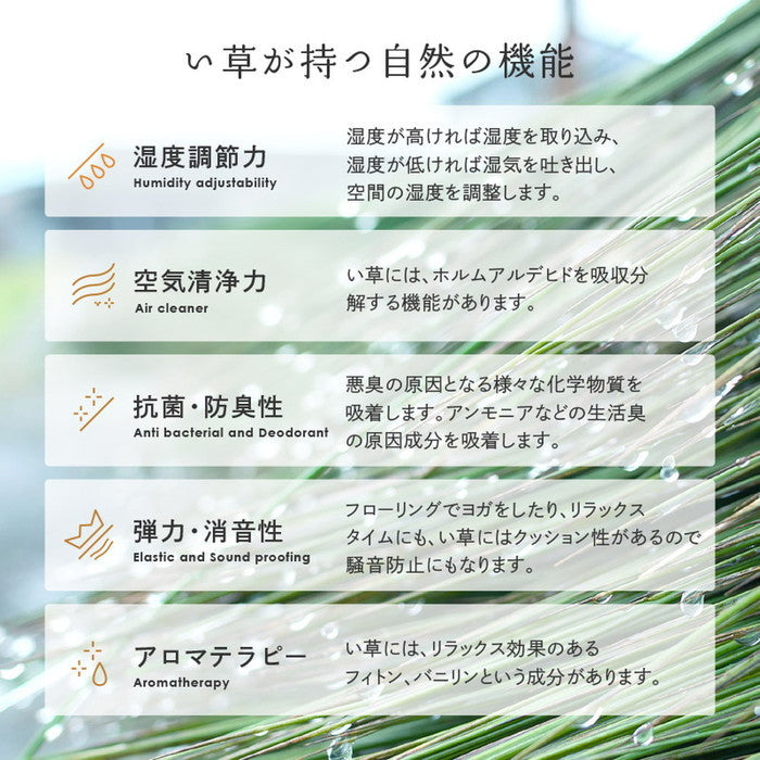 国産い草カーペット せとのと 倉ノ戸 江戸間 8帖 8畳 柄上敷き 花ござ い草ラグ hig-81966280x