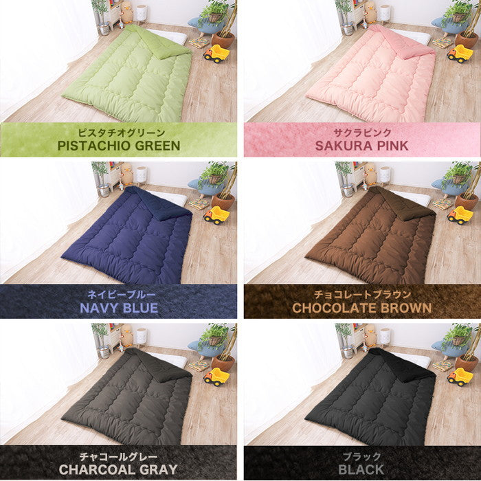 高機能中綿素材シンサレートTM.使用 掛け布団 衿裏地フリース生地 スモールシングル ショート 140x200 icr-thinf-jrの画像