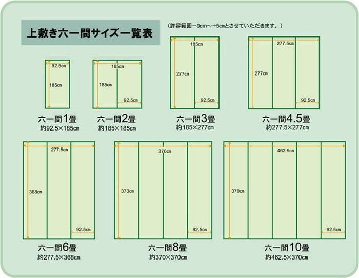 純国産 い草 上敷き カーペット 双目織 松 団地間8畳 約340×340cm ihk-1010030011802