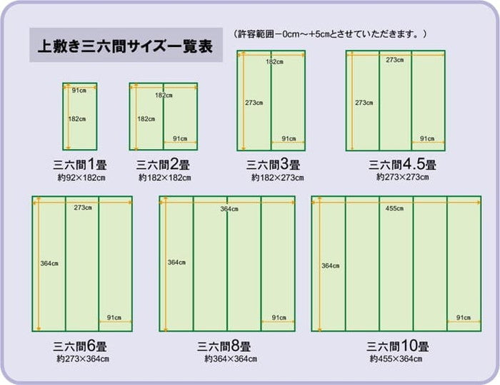 純国産 い草 上敷き カーペット 双目織 松 六一間8畳 約370×370cm ihk-1010030014802