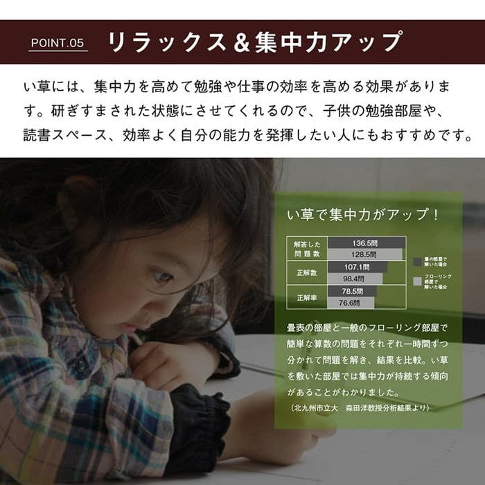 純国産 い草 上敷き はっ水 カーペット 双目織 本間10畳 約477×382cm ihk-1010180015902の画像