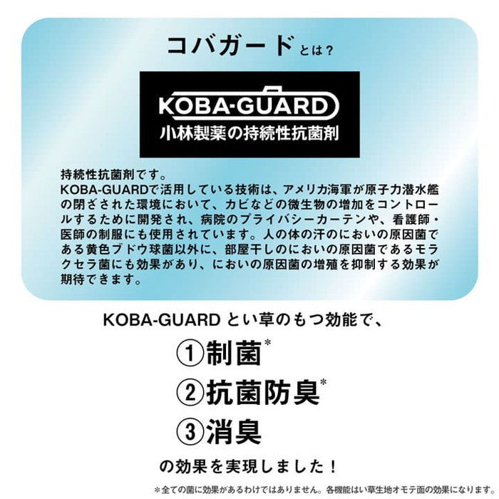 い草 上敷き カーペット 制菌 抗菌防臭 消臭 小林製薬KOBA-GUARD 江戸間3畳 約176×261cm ihk-1020170012302の画像