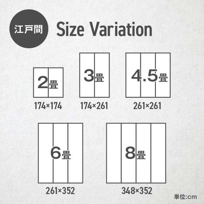 い草ラグ 花ござ カーペット ラグ 3畳 格子柄 市松柄 DXピーア 江戸間3畳 約174×261cm 裏:不織布 ブルー ブラウン グレー ihk-1030340040302の画像