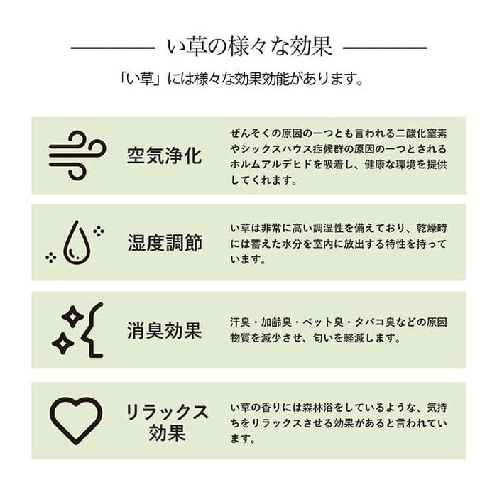 い草ラグ 花ござ カーペット 格子柄 ナチュラル シンプル 和室 抗菌防臭 消臭 お手入れ簡単 夏快適さらさら 本間3畳 約191×286cm レイクブルー ブラウン ihk-1031280041102の画像