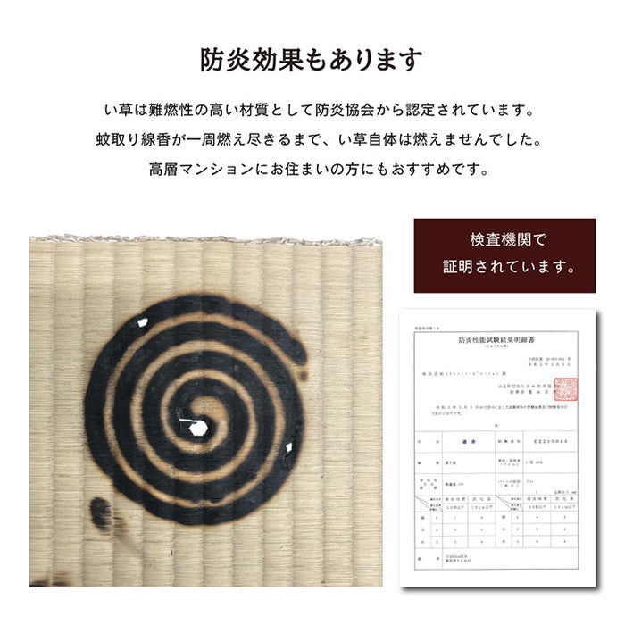 い草 置き畳 ユニット畳 システム畳 無地調 シンプル モダン シック おしゃれ空間 消臭 縁無し お手入れ簡単 裏面滑り止め 収納便利 約70×70×1.5cm 4枚組 グリーン グレー ネイビー/グレー ネイビー ワイン ihk-1040150120409の画像