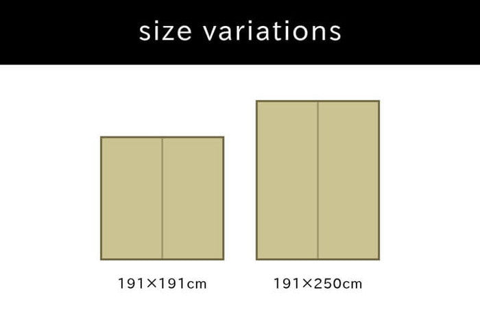 ラグ 国産 い草 カーペット ふっくら ボリューム F市松和紋 約191×191cm ブルー グリーン ihk-1050480043604の画像