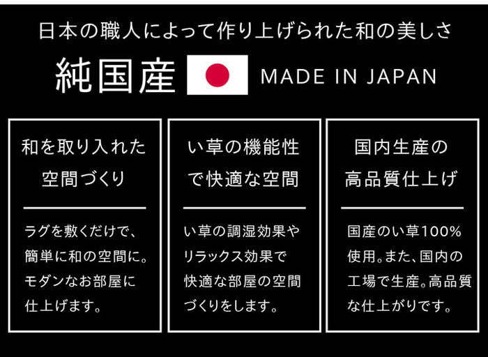 い草ラグ おしゃれ 国産 カーペット Fレパード 約140×200cｍ ブルー グレー ihk-1050500042303