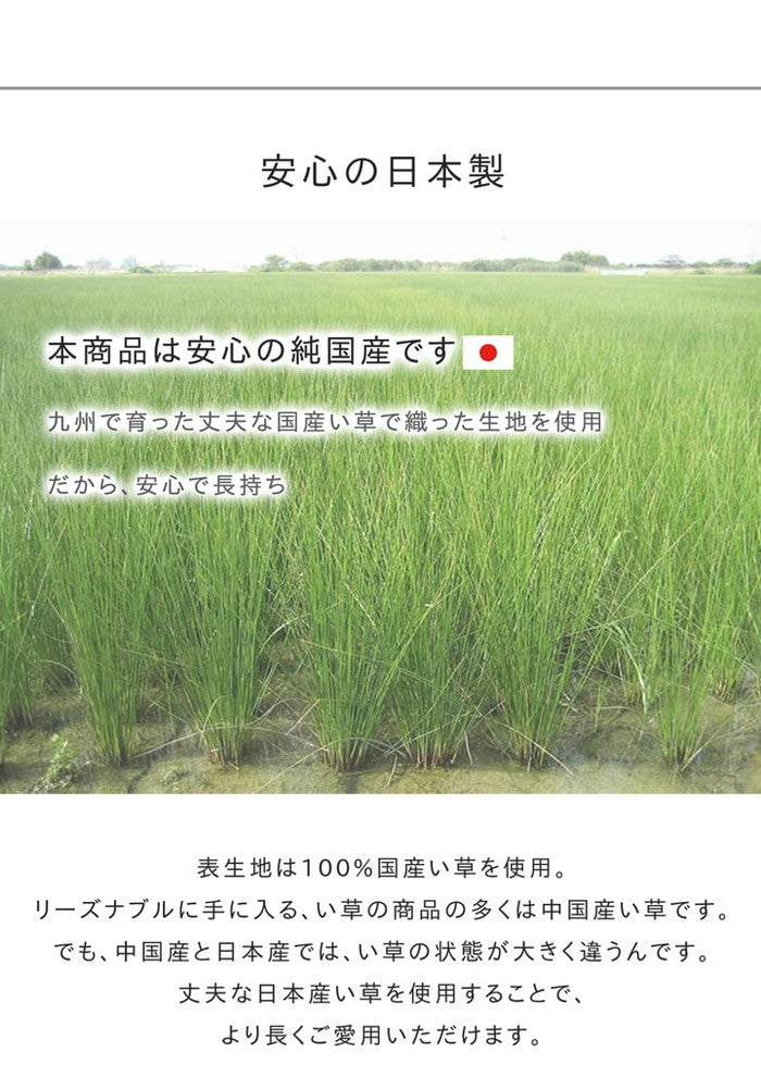 い草ラグ おしゃれ 国産 カーペット シンプル Fパテール 約191×191cm パープル イエロー ihk-1050590233604の画像