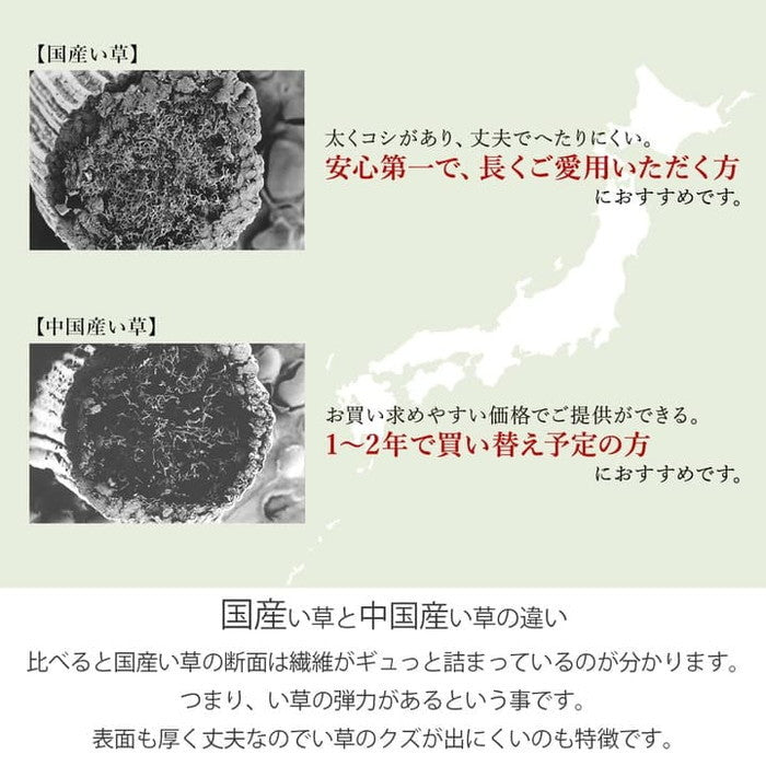 ラグ 正方形 い草 自然素材 日本製 国産 レモン 消臭 抗菌防臭 約2畳 約191×191cm ihk-1051610013604