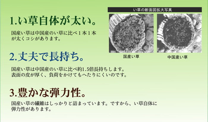 純国産 イ草花ござカーペット かれん 江戸間8畳 約348×352cm ブルー ローズ ihk-1080750040702