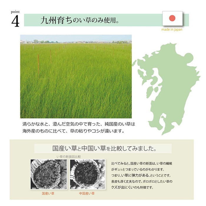 キッチン マット 270 60cm 幅広タイプ おしゃれ い草 畳 60×270cm 和 モダン グレー イエロー グリーン ネイビー ihk-1080840135905の画像