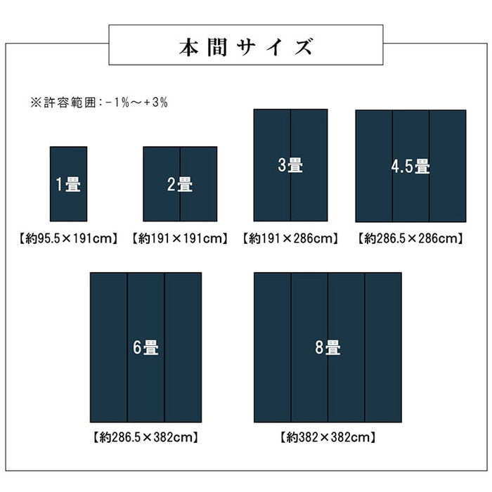 洗える カーペット ダイニング ラグ 敷詰 丈夫 日本製 国産 除菌スプレー対応 モダン 市松 ござ アウトドア ペット 江戸間2畳 約174×174cm ブラック ブラウン ネイビー ihk-1090280030902