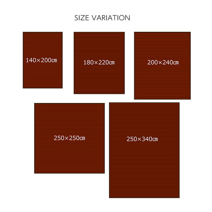 竹 ラグ カーペット 無地 自然素材 丈夫 ひんやり 孟宗竹 皮下使用 約250×340cm ライトブラウン ナチュラル ihk-1100130164901